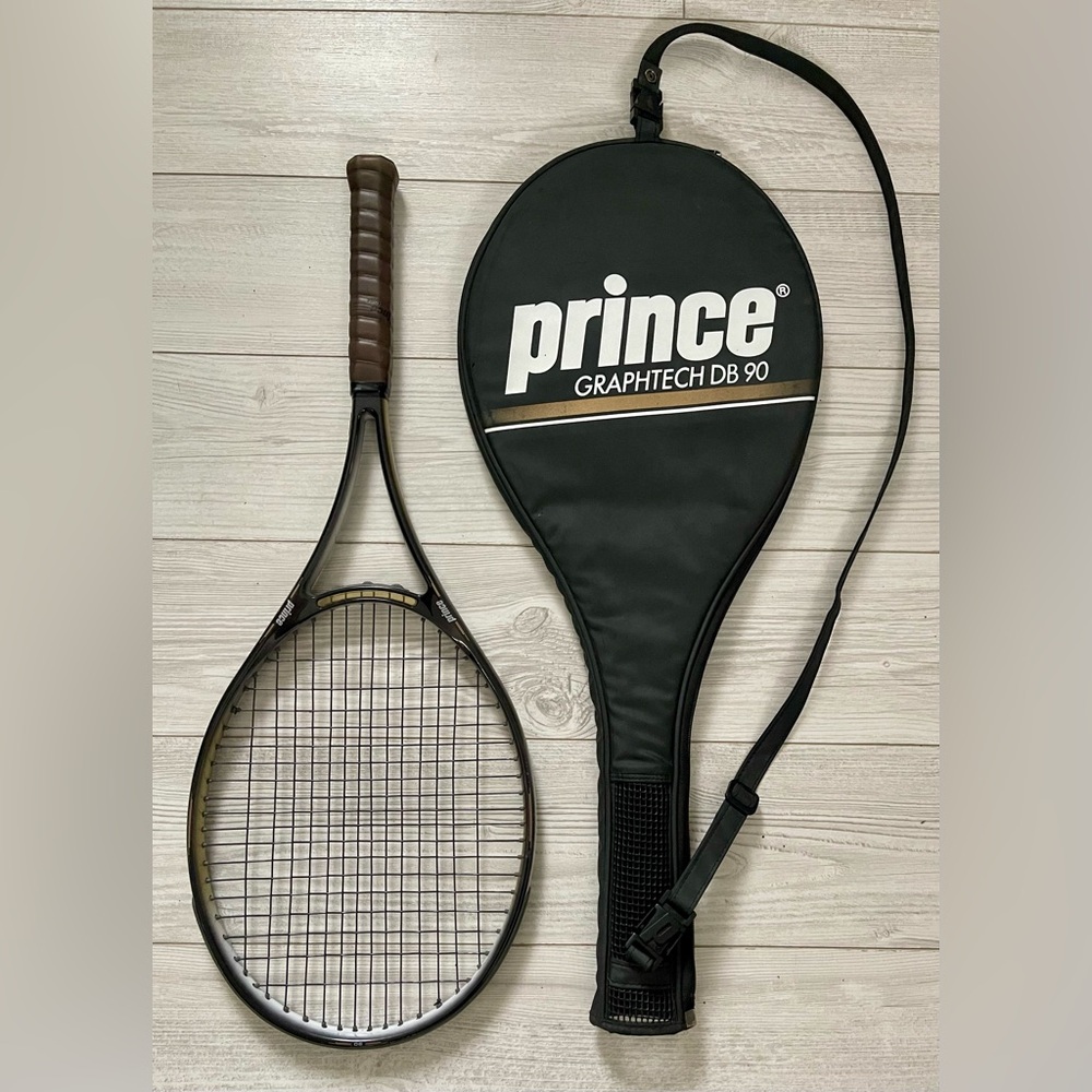 PRINCE Graphite GRAPHTECH DB 90 Tennis Racquet With Case